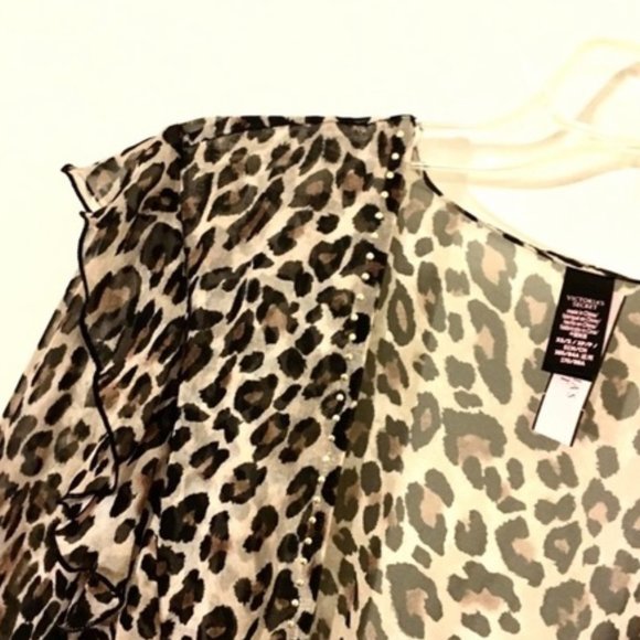 Victoria’s Secret Leopard Print ROBE XS/S like new condition - Picture 3 of 6
